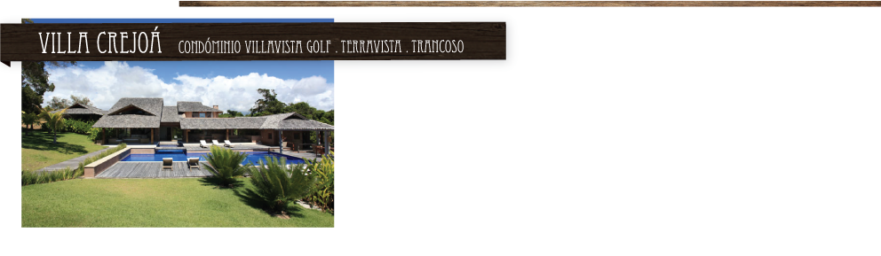 villa crejoa trancoso terravista golf bahia brazilie